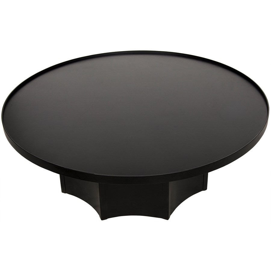 Rome Coffee Table, Black Metal