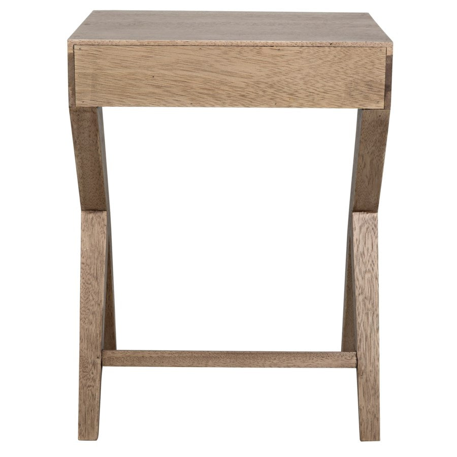 Peter Side Table, Washed Walnut