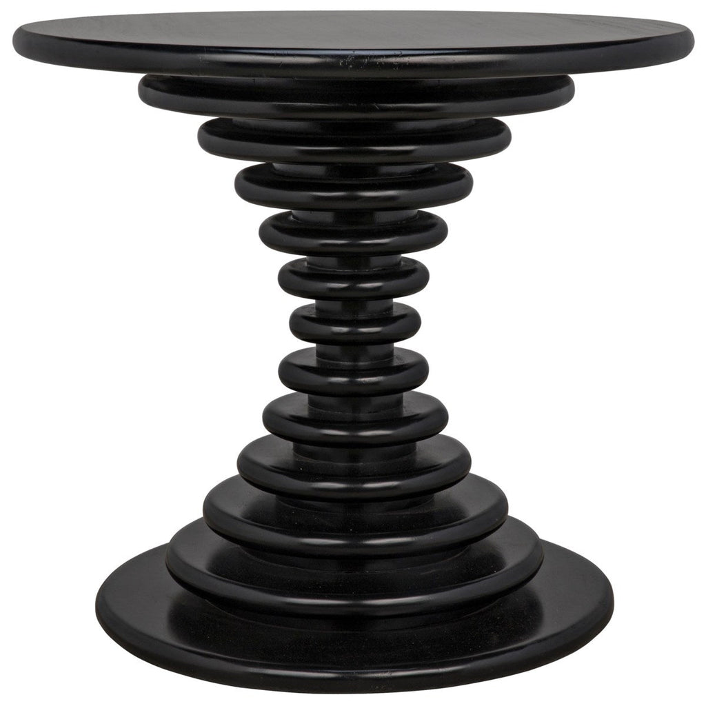 Scheiben Side Table Hand Rubbed Black