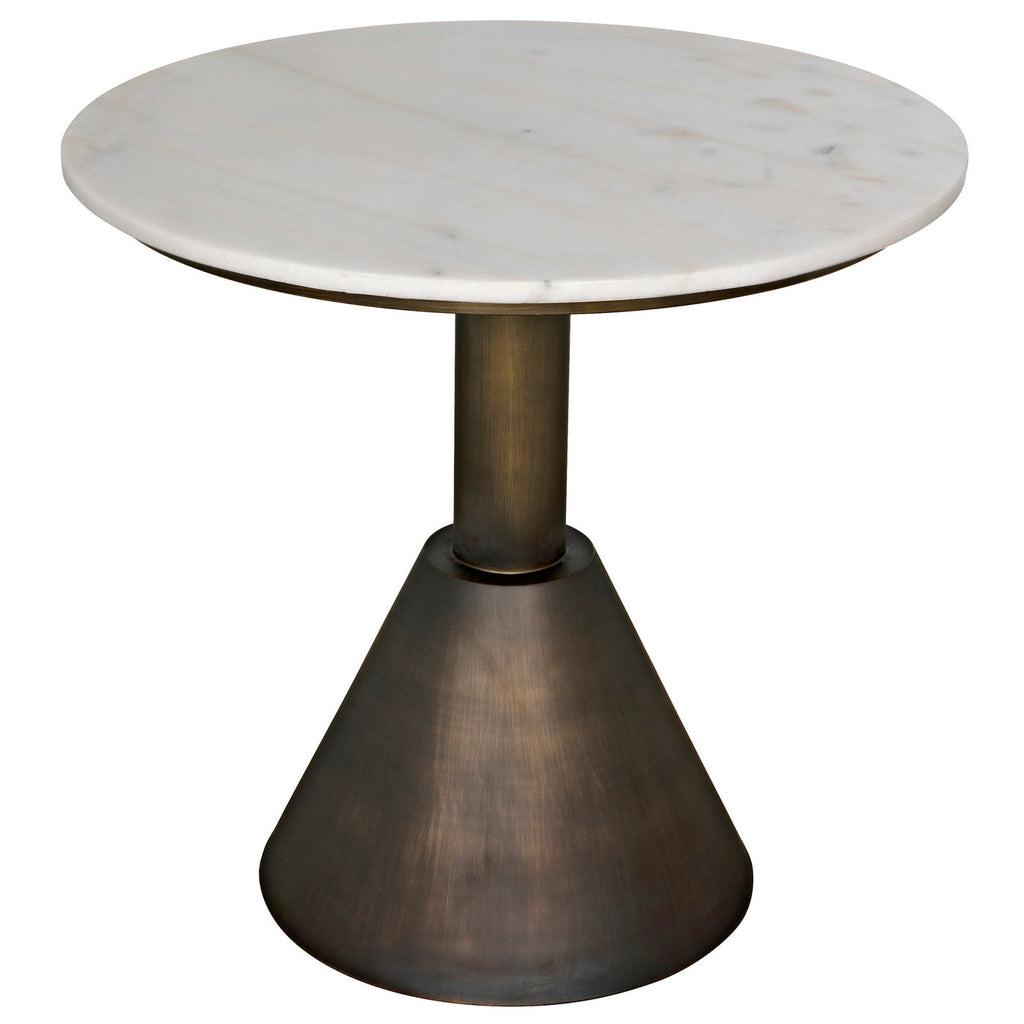 Joseph Side Table - Aged Brass