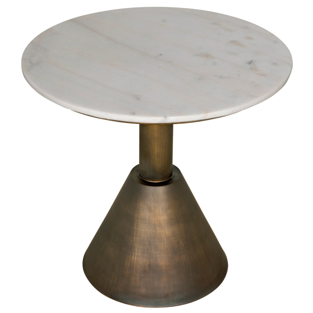Joseph Side Table - Aged Brass