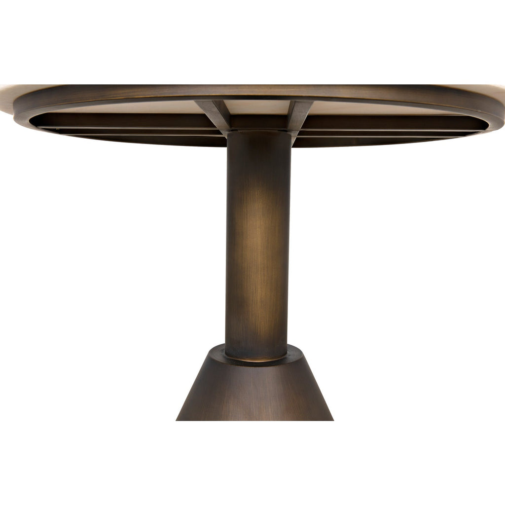 Joseph Side Table - Aged Brass