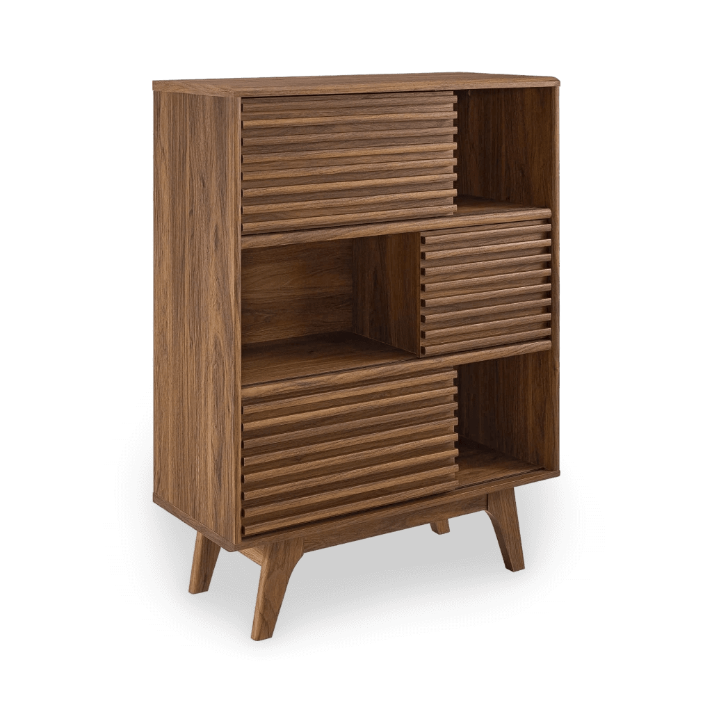 Render Three-Tier Display Storage Cabinet Stand