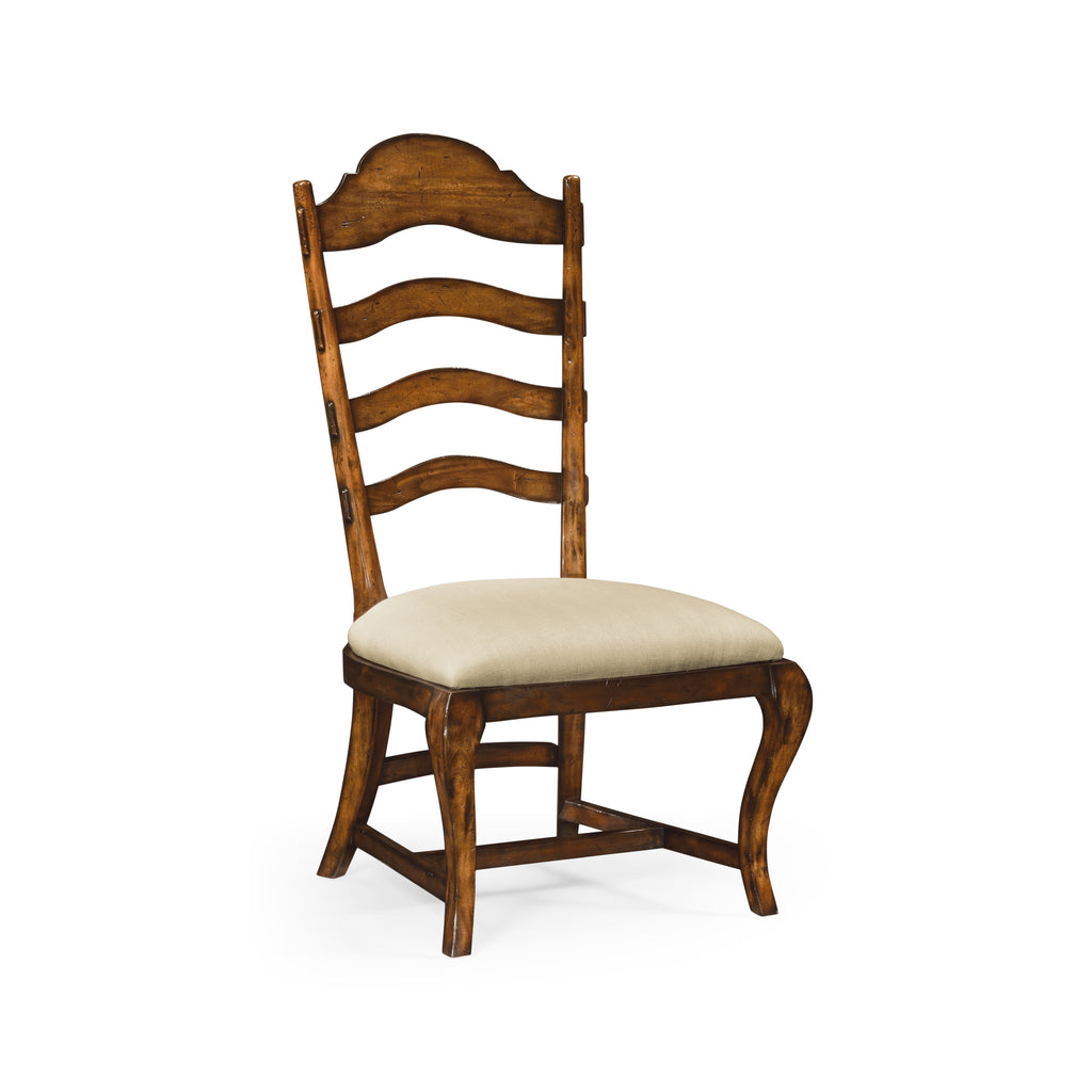 Casual Accents Rustic Walnut Side Chair