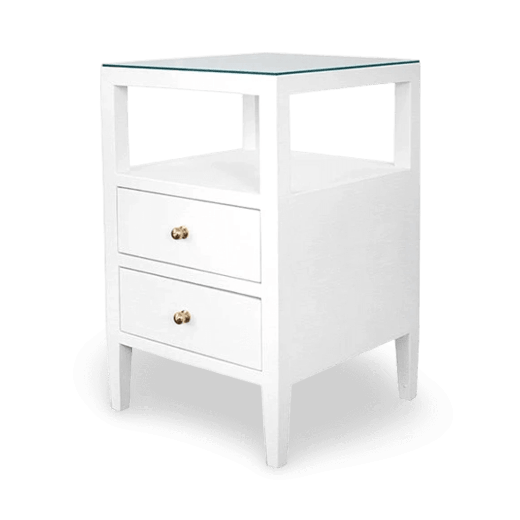 Roscoe-White Side Table