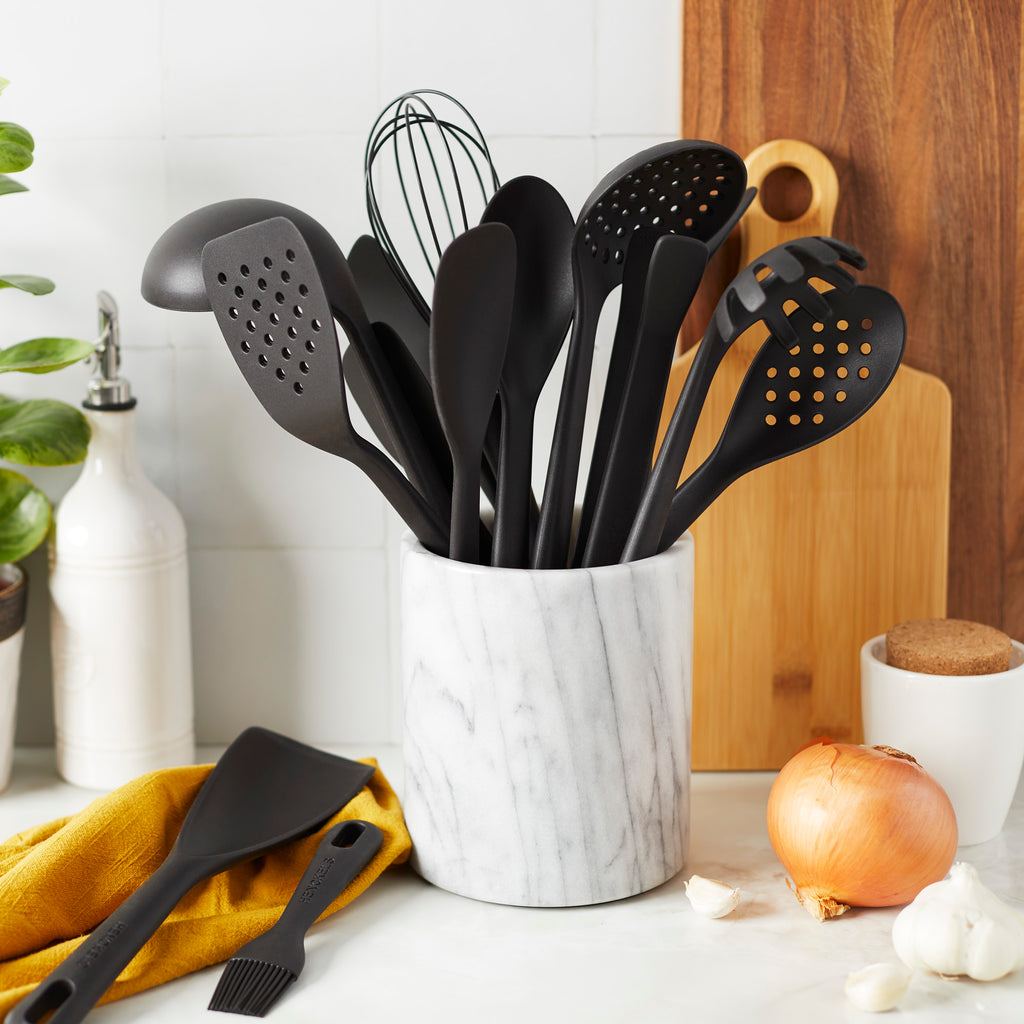 Multipurpose Spoon Spatula, Silicone Onyx