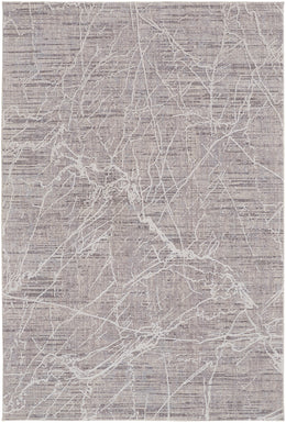 Lennon Transitional Abstract Taupe Gray Area Rug (2'10" x 8')