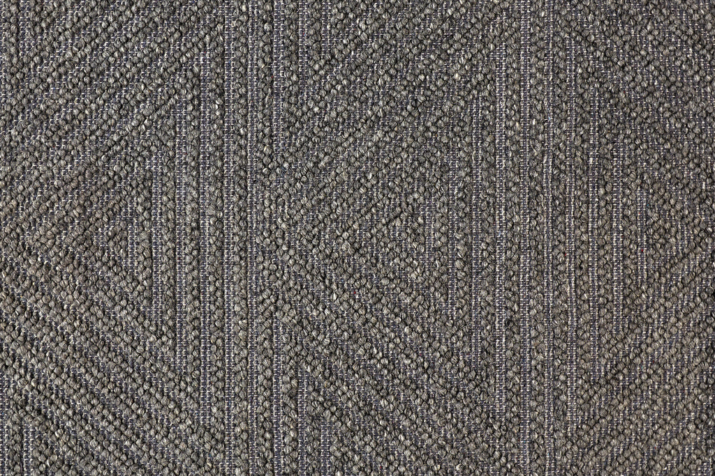 Phoenix Transitional Geometric Gray Area Rug (3'6" x 5'6")