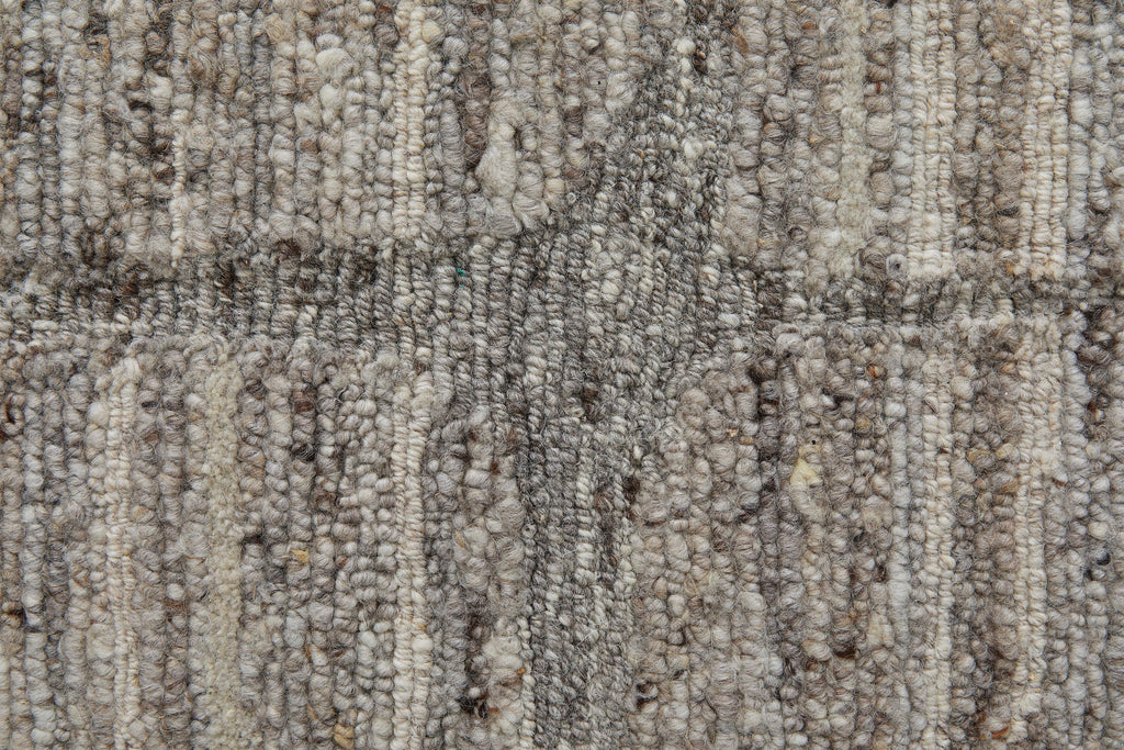 Navaro Modern Abstract Gray Ivory Taupe Area Rug (8'6" x 11'6")