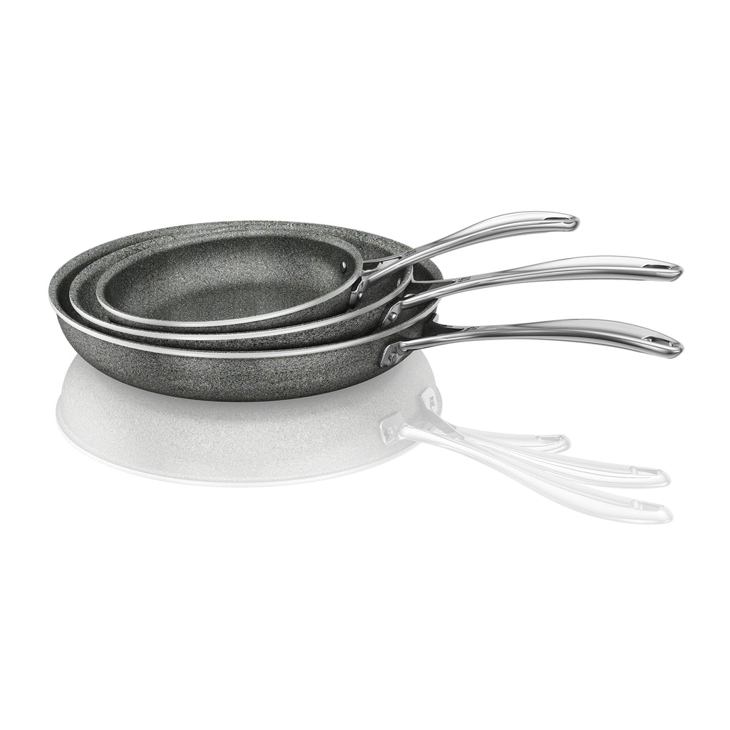 3-Piece Aluminum Nonstick Fry Pan Set