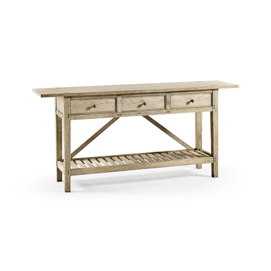 Timeless Inclination Rustic French Console Table