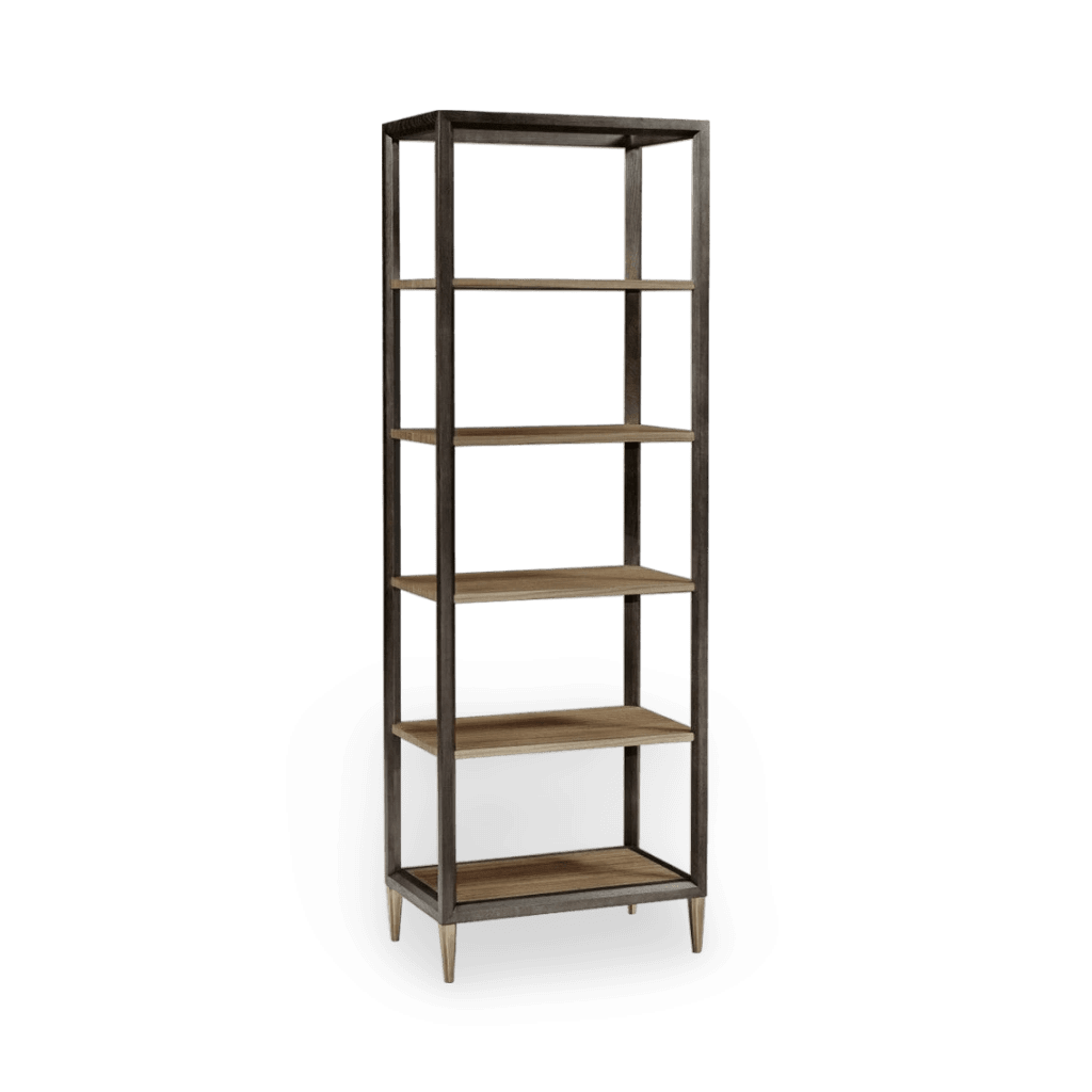 Hamilton Golden Amber Five-Tier Etagere