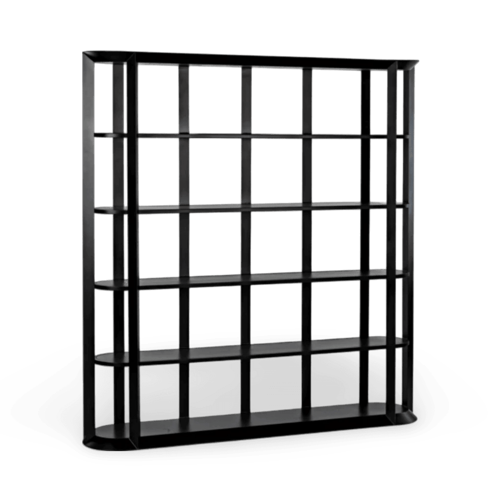 Foster Bookcase, Black Metal