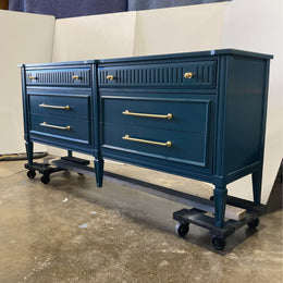 "Hugo" Vintage Lowboy Dresser - Satin Lacquer Finish