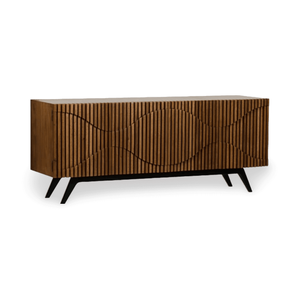 Illusion Sideboard, Metal and Walnut