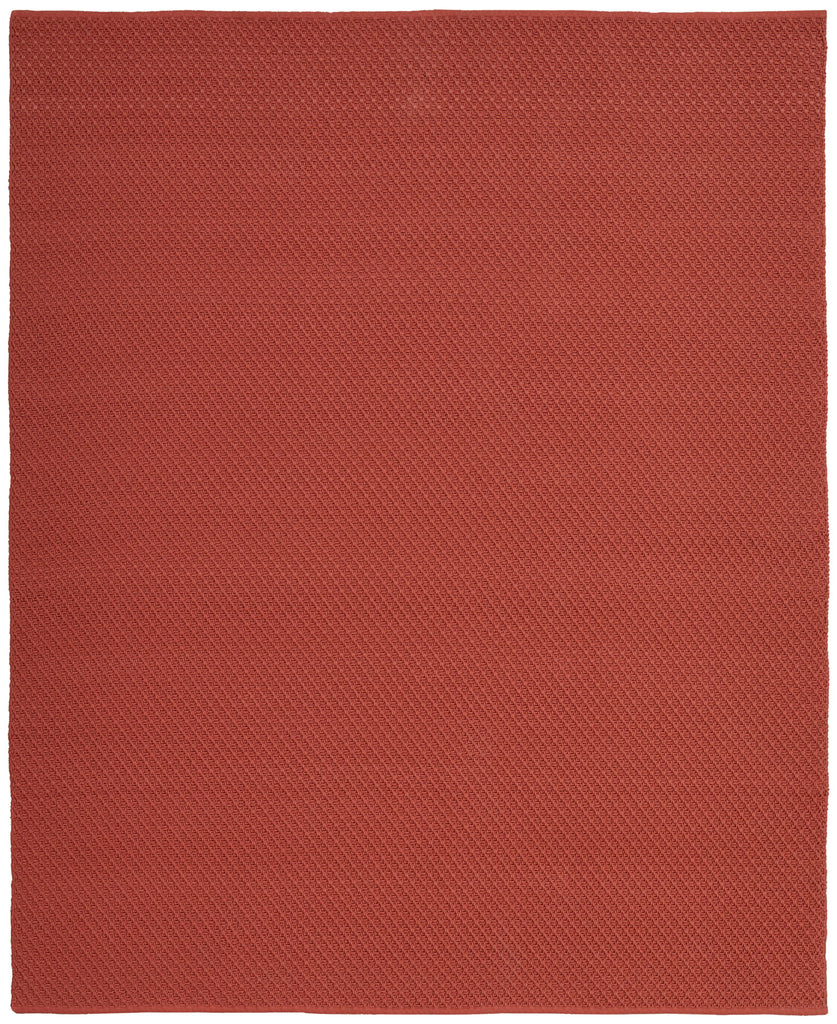 Tito Modern Solid Red Area Rug (4' x 6')