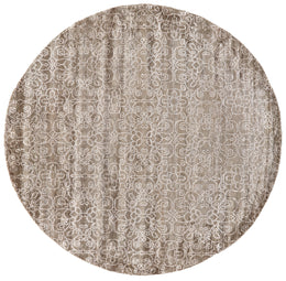 Olivier Transitional Floral Botanical Taupe Ivory Tan Area Rug (11'6" x 15')