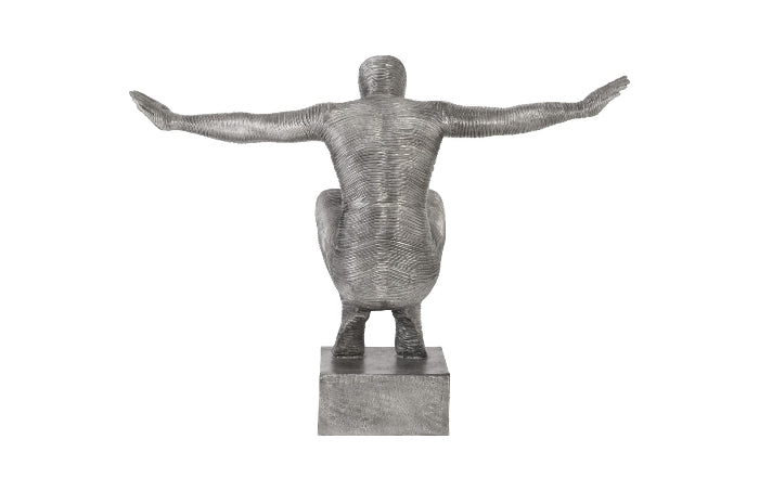 Outstretched Arms Sculpture, Aluminum, Large