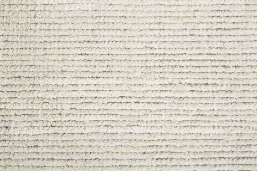 Alford Modern Solid Ivory Tan Area Rug (8'6" x 11'6" / Pattern 2)