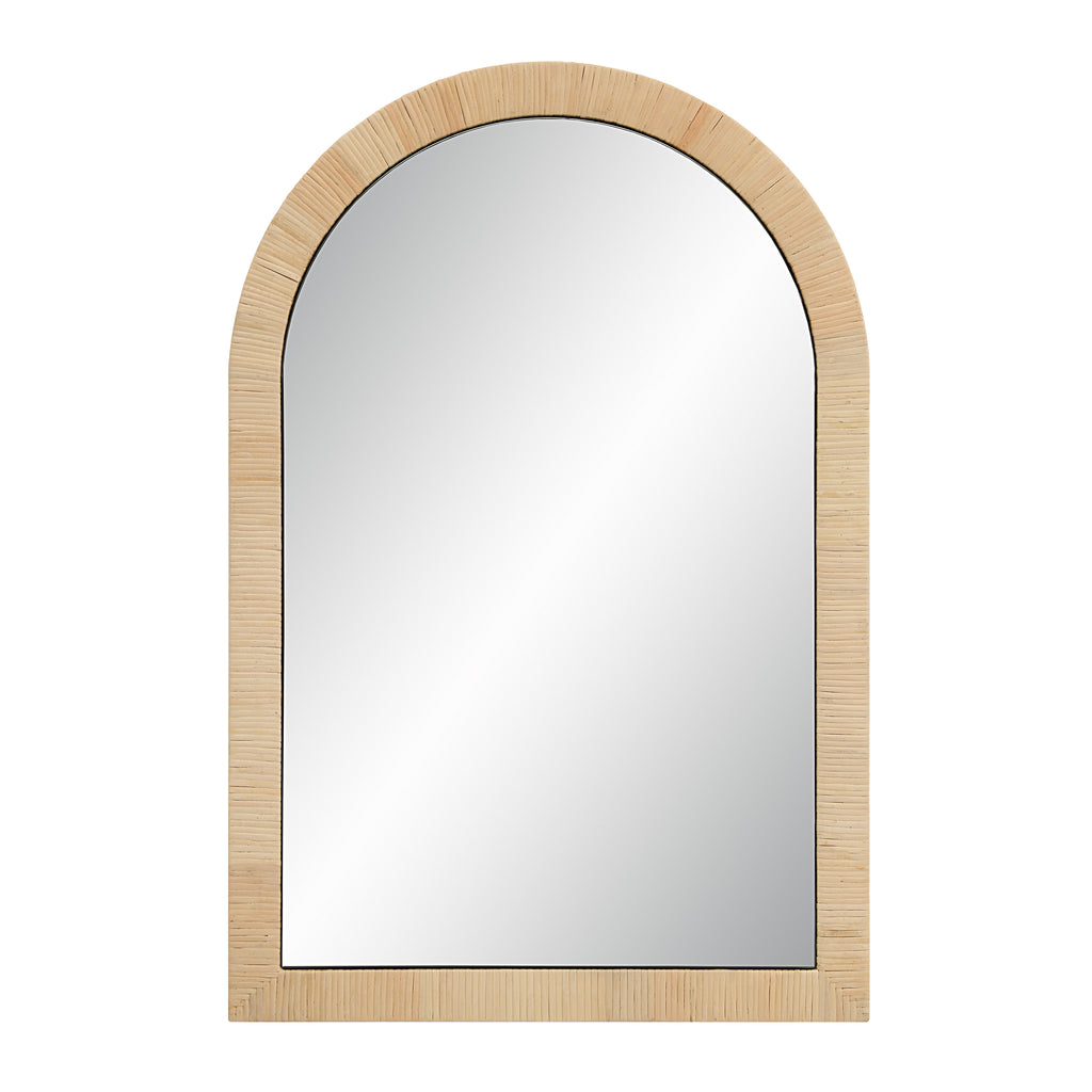 Tally 36" Tall Arch Rectangular Mirror, Natural