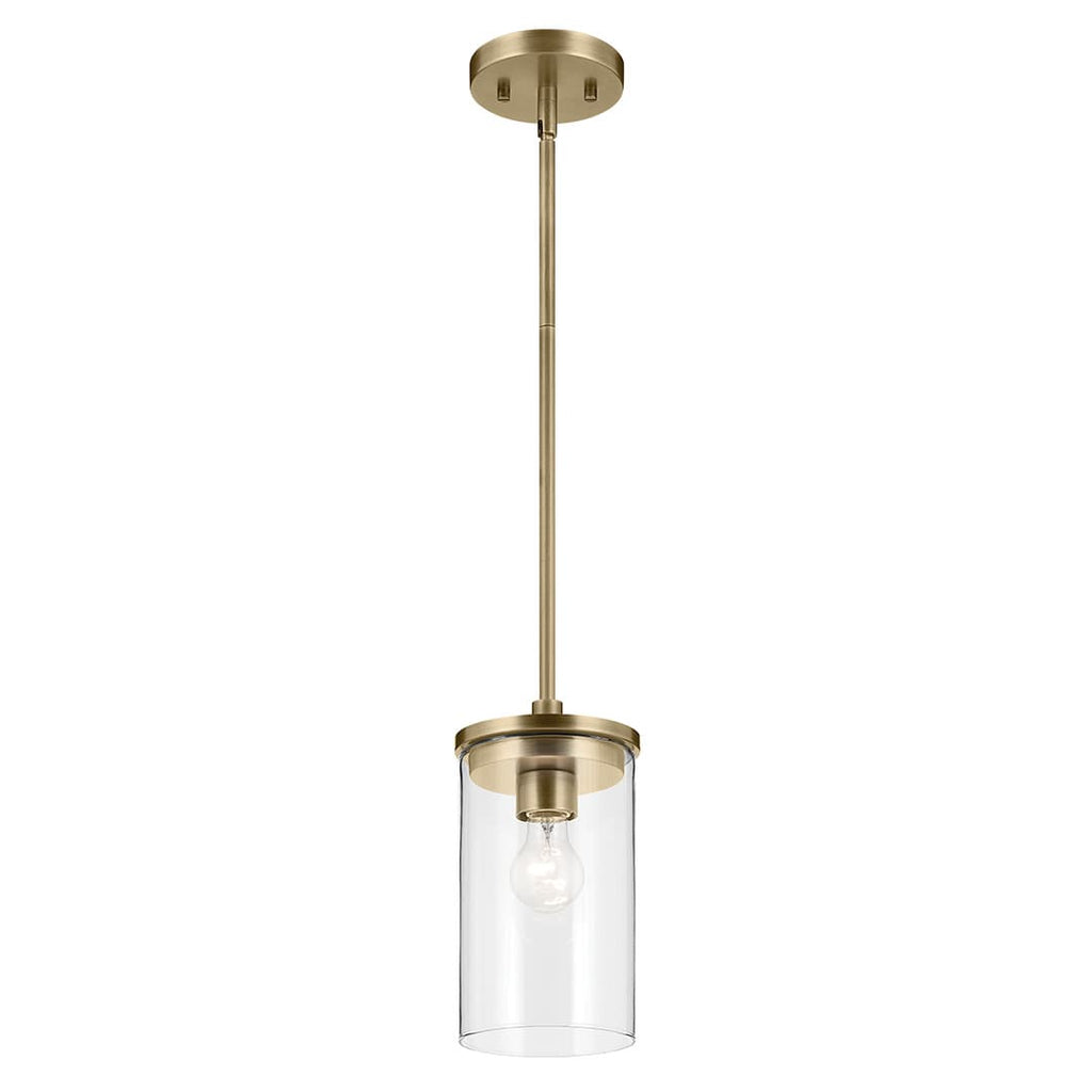 Crosby Mini Pendant (Natural Brass)