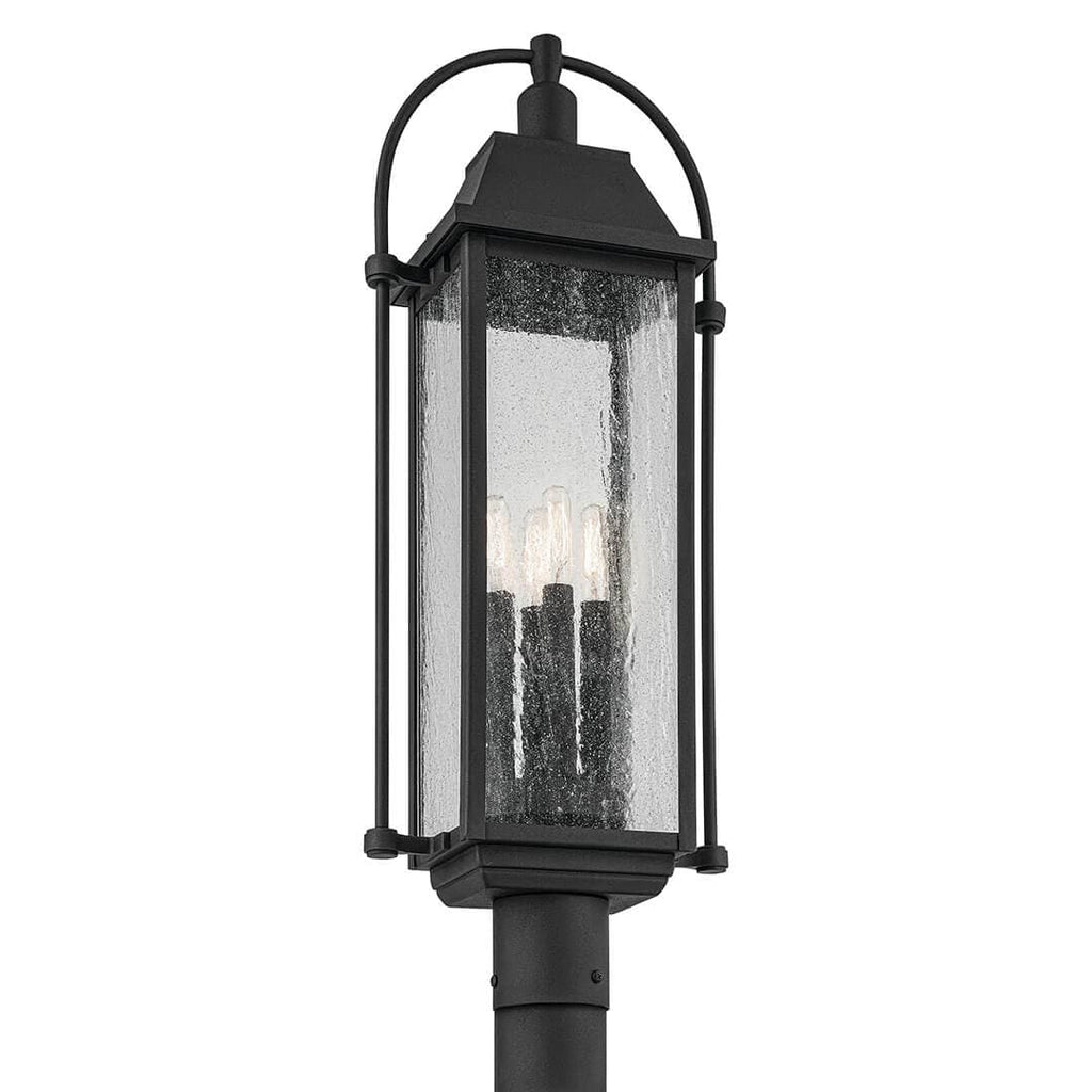 Harbor Row Outdoor Post Mount (Textured Black)