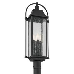 Harbor Row Outdoor Post Mount (Textured Black)