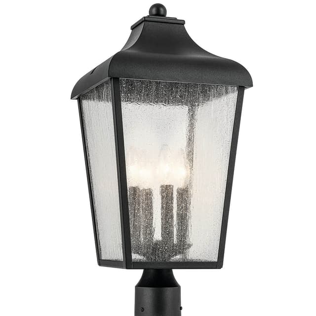 Forestdale Outdoor Post Mount (Textured Black)