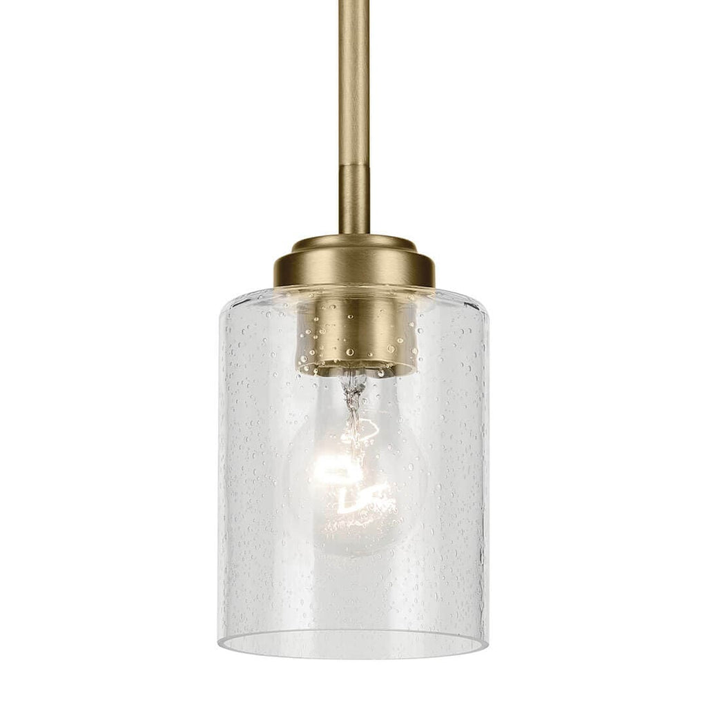 Winslow Mini Pendant (Natural Brass)