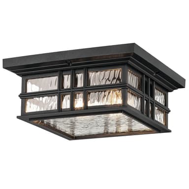 Beacon Square Outdoor Ceiling (Textured Black)