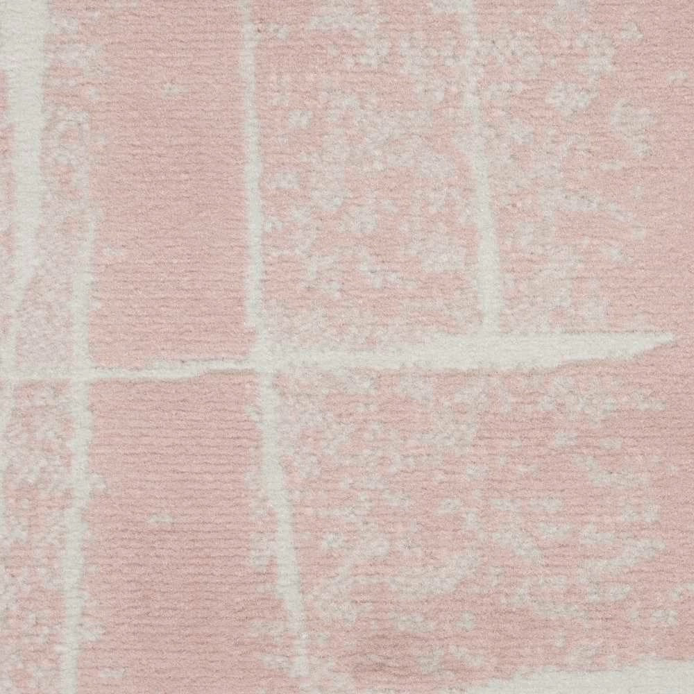 Whimsical Pink Ivory Modern Indoor Rug, WHS09