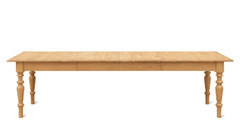 Spindle Extendable Dining Table Brushed Warm Oak