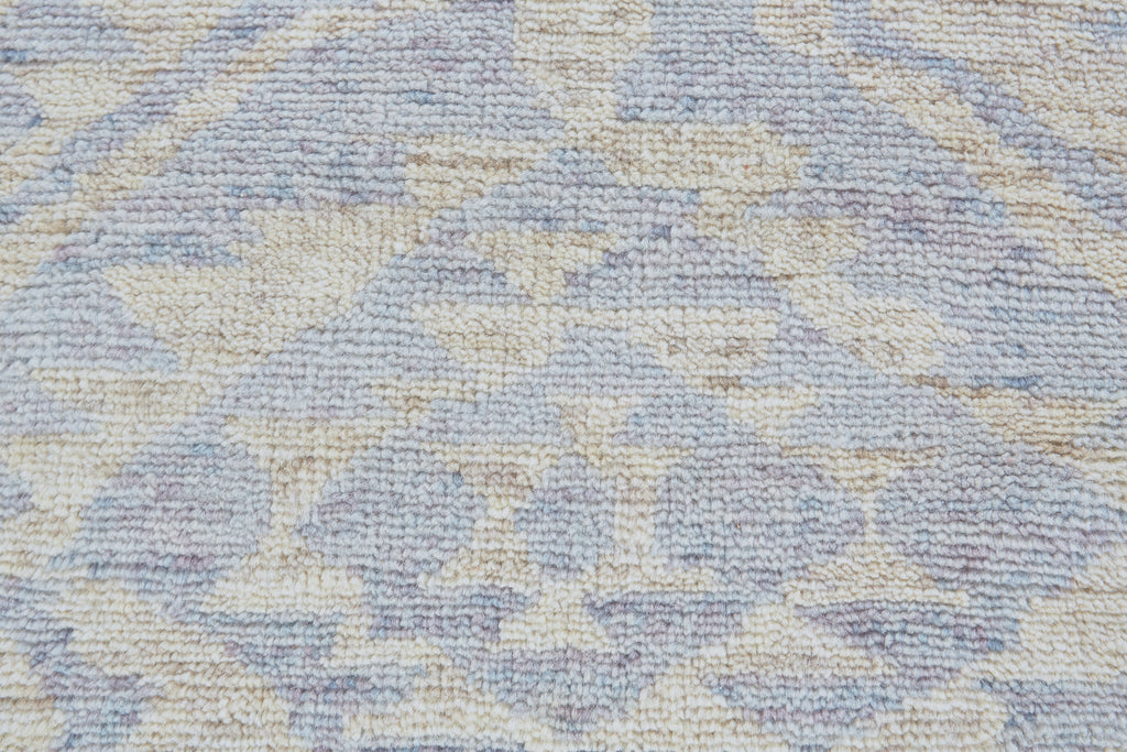 Nizhoni Transitional Southwestern Blue Ivory Gray Area Rug (7'9" x 9'9")