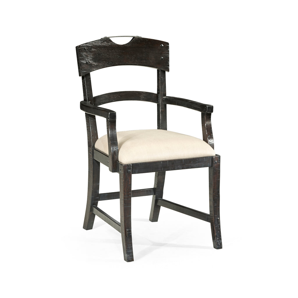 Casual Accents Dark Ale Planked Armchair