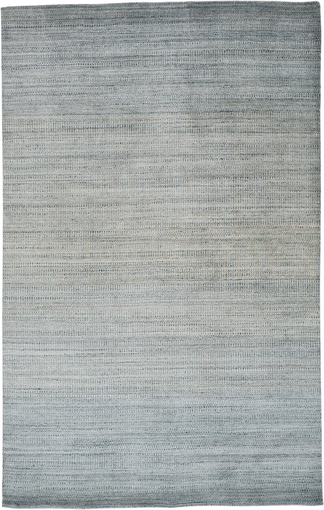 Milan Modern Gradient Ombre Blue Gray Area Rug (5' x 8')