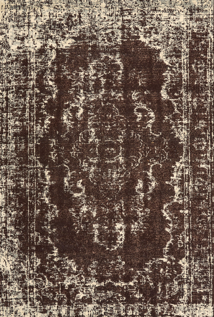 Azeri II Transitional Abstract Brown Taupe Tan Area Rug (2'2" x 4')