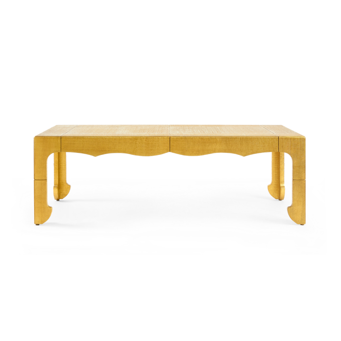 Jaques Coffee Table, Antique Brass