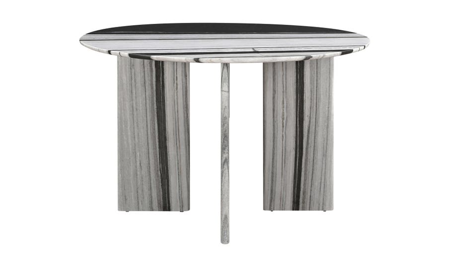 Celia Round Dining Table - Panda Marble