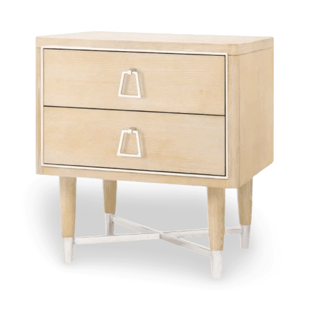 Adrian 2-Drawer Side Table, Natural