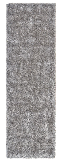 Marbury Modern Solid Gray Silver Area Rug (2' x 3'4" / Pattern 1)