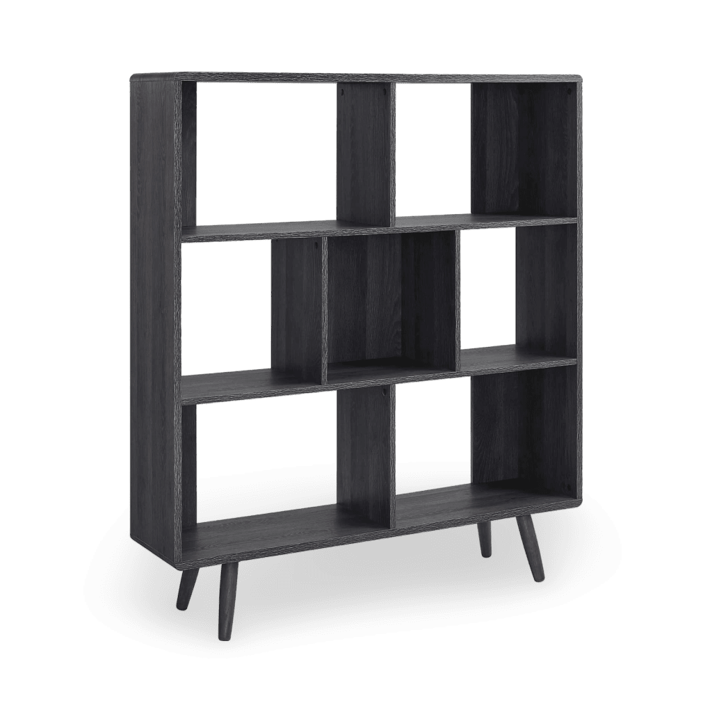 Transmit 7 Shelf Wood Grain Bookcase