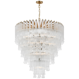 Lorelei X-Large Waterfall Chandelier - Gild