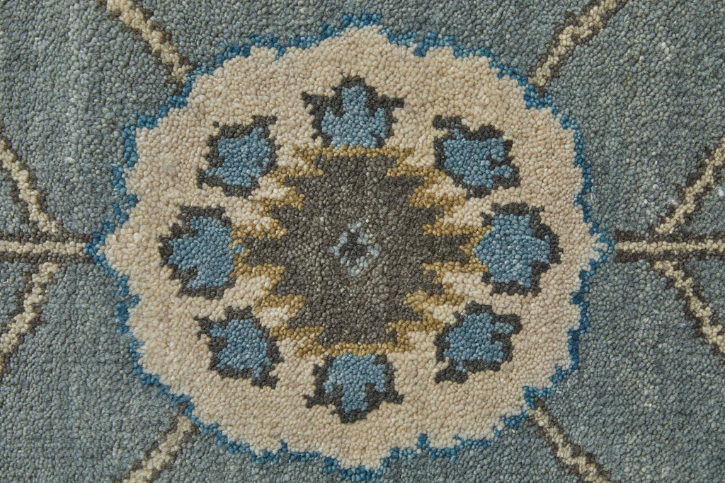 Ustad Traditional Persian Blue Gray Taupe Area Rug (7'9" x 9'9")