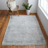 Caldwell Transitional Distressed Gray Blue Taupe Area Rug (3'6" x 5'6" / Pattern 1)