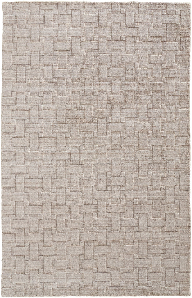 Redford Transitional Solid Ivory Area Rug (9' x 12')