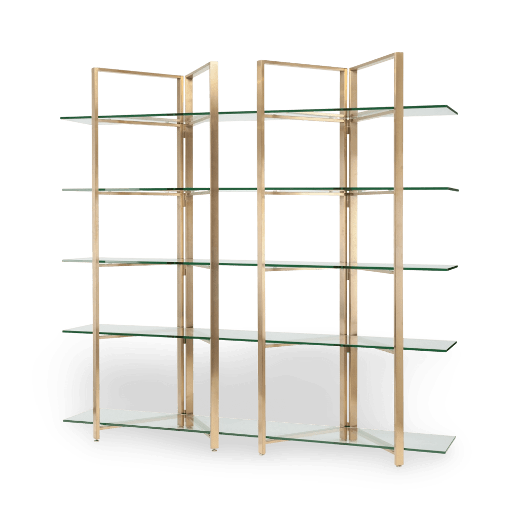 Elton Display Shelving - Gold