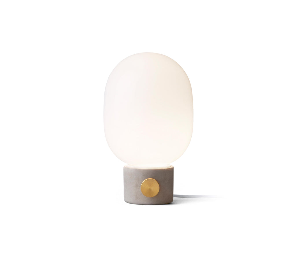 JWDA Table Lamp, Concrete, Light Grey/Brass