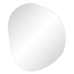 Lunaria 45" Tall Irregular Round Mirror