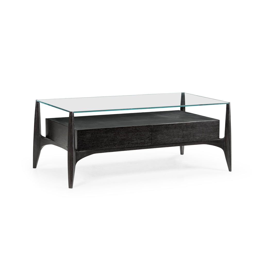 Architects Cocktail Table & Glass Top