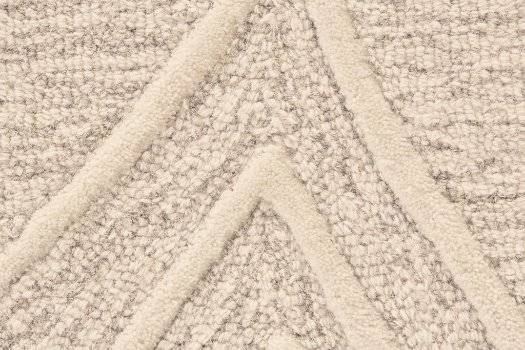 Enzo Transitional Diamond Tan Ivory Area Rug (9'6" x 13'6")